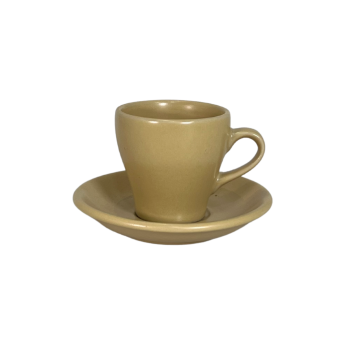 SERO TULIP CUP SAUCER SET PASTEL CREAM 17CL ( TU2023M )