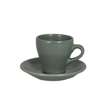 SERO TULIP CUP SAUCER SET PASTEL GREY 17CL ( TU2021M )