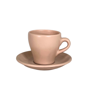 SERO TULIP CUP SAUCER SET PASTEL PINK 17CL ( TU2018M )