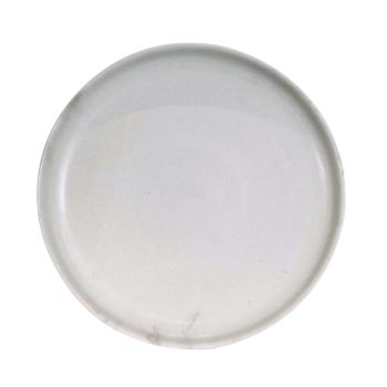 SERO VICTORIA PLATE PASTEL WHITE - Dinner Dessert Plate Ukuran 23cm ( P0182319 )